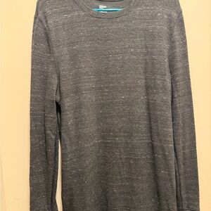 urban pipeline Gray Long-Sleeve Crewneck Shirt